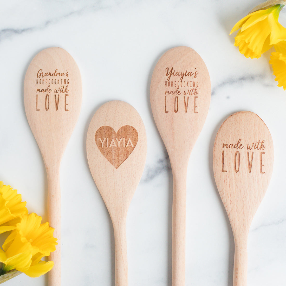 Engraved Wooden Spoons