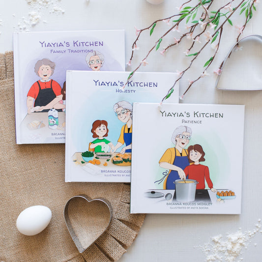 Print Books - Yiayia's Kitchen 3 Book Complete Hardcover Set
