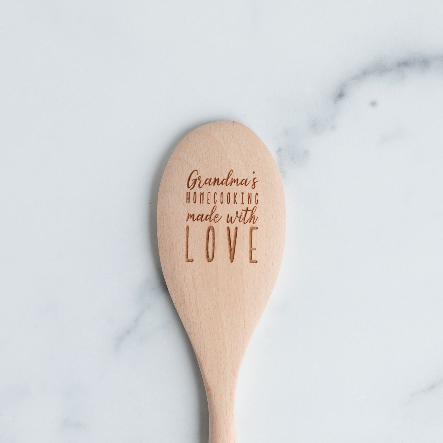Wooden Spoons - Grandma's Homecooking Made With Love Wooden Spoon