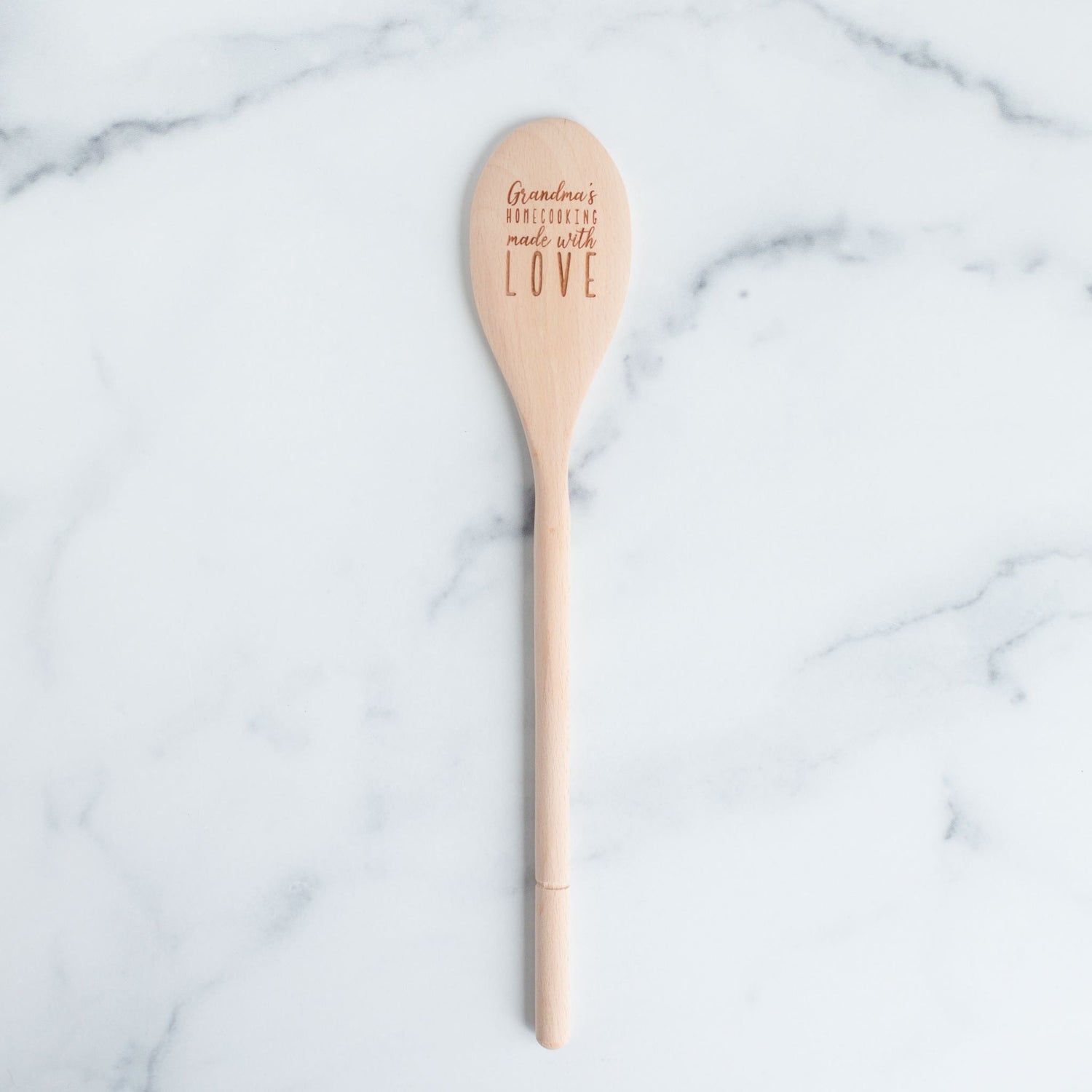 Wooden Spoons - Grandma's Homecooking Made With Love Wooden Spoon