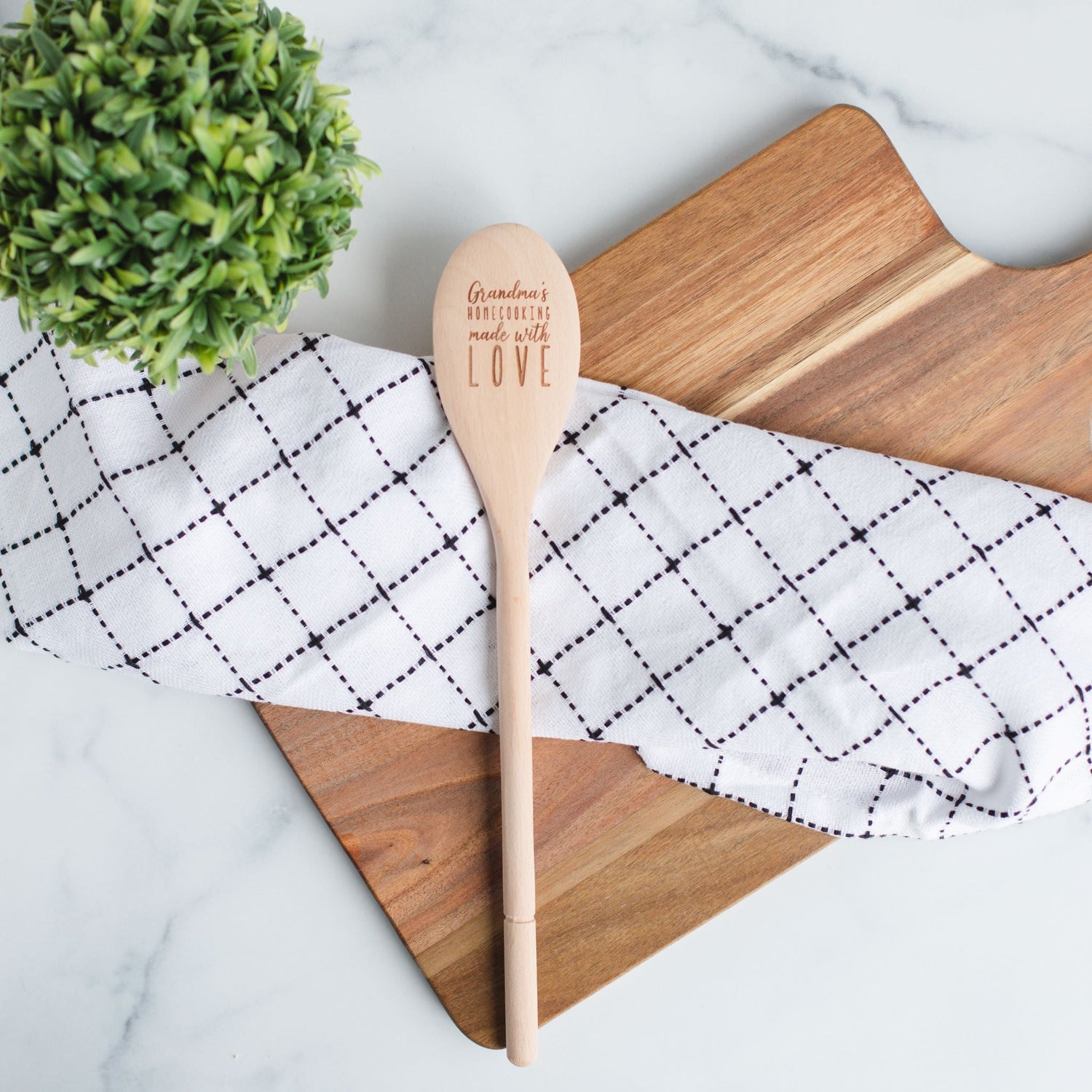 Wooden Spoons - Grandma's Homecooking Made With Love Wooden Spoon