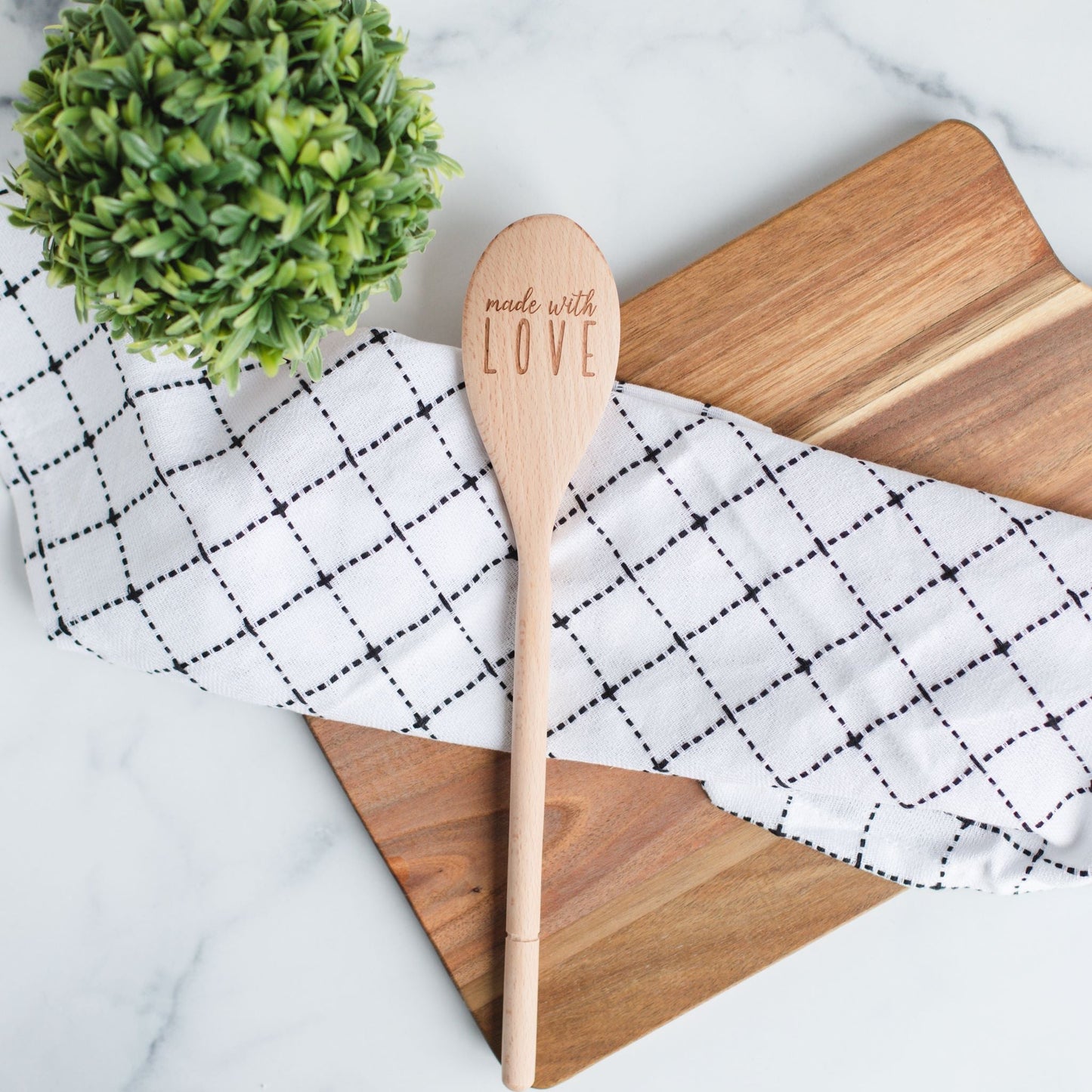 Wooden Spoons - Made With LOVE Engraved Wooden Spoon