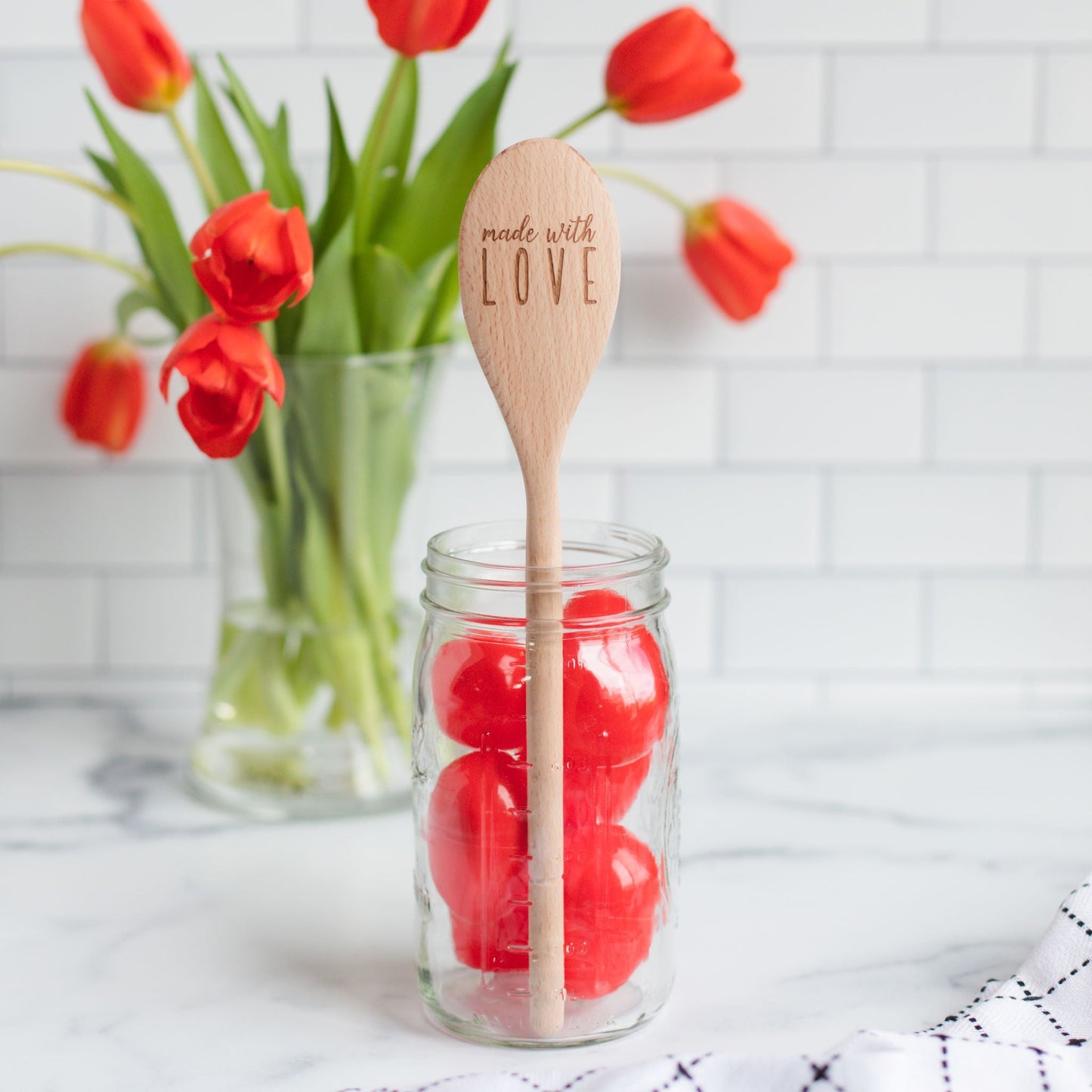 Wooden Spoons - Made With LOVE Engraved Wooden Spoon
